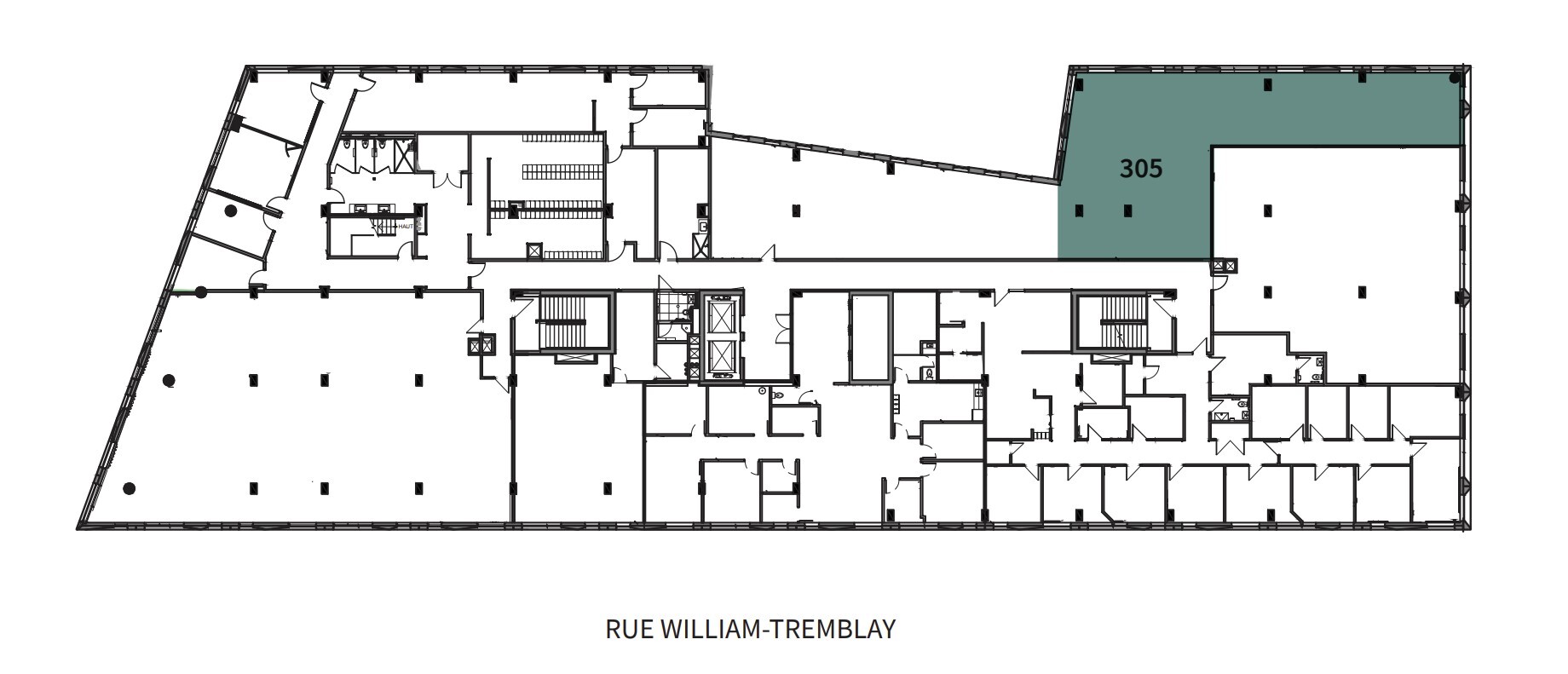 Suite 305 - 2601 rue William-Tremblay | Bureaux à louer