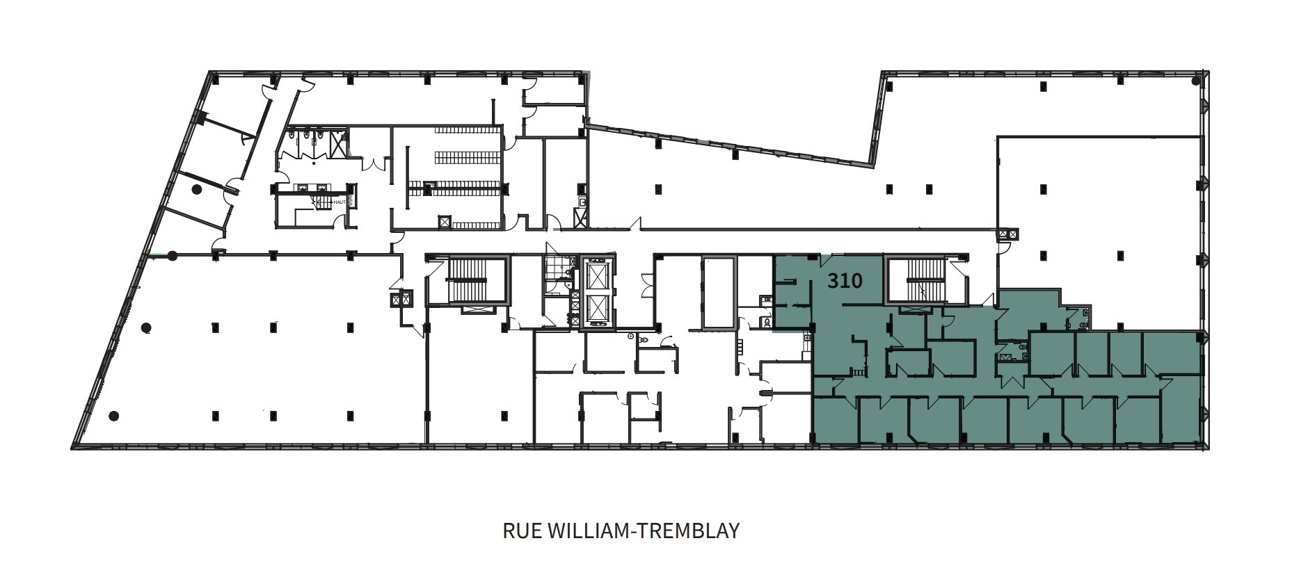 Suite 310 - 2601 rue William-Tremblay | Bureaux à louer